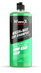 Wavex Car Shampoo Wash and Wax 1L pH Neutral Gives Wet Look Shine, Buttery Smooth Feel - Leaves No Water Spots