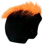 COOLCASC Orange Hair Multisport Helmet Cover