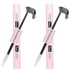 2-in-1 Lash Bond & Seal, 2pcs Strong Hold Cluster Lash for DIY Extensions. Waterproof, Latex-Based for Individual & Cluster Lashes. Long-Lasting Mascara Effect, Easy Application, Smudge-Proof