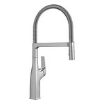 BLANCO, Stainless 442676 RIVANA Semi-Pro Dual Spray Kitchen Faucet, 1.5 GPM