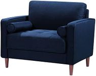 Lifestyle Solutions Lexington Armchair, Navy Blue