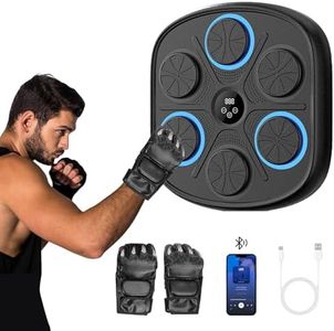 Interactive Music Boxing Trainer: Fun Fitness for Kids & Families
