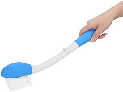 Foldable Toilet Aids Tools, 15.7"Long Reach Comfort Wipe Bottom Grips, Toilet Aid Self Wipe Assist Tissue Holder Tool