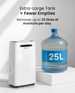 Pro Breeze 25L Smart Dehumidifier – Large Room Moisture Removal