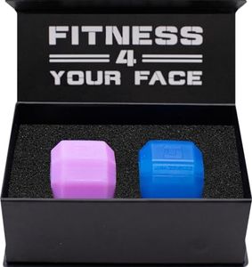 Jawzrsize Pop N Go and Custom Fit Jaw Enhancer Bundles- Jaw, Face, and Neck Exerciser and Toner (Ladies Bite Bundle, Pink)