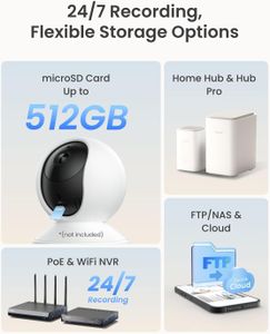 Reolink E1 Pro 5MP Indoor Security Camera – WiFi, Night Vision