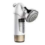 Miniwell Shower Filter 720-Plus with Replaceable cartridges, Shower Head Filter with Double Filters, Remove 99% Chlorine, White Filtration (Shower Filter with Chrome Head)