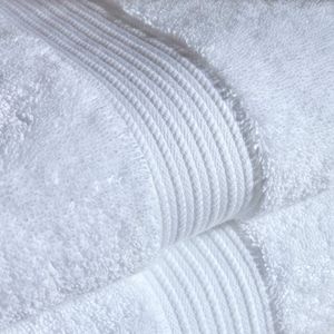 Christy Supreme Hygro 6-Piece Towel Set – White Cotton Towels