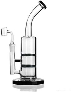 Mosi Mimi Pipa ad Acqua Bong Dab Rig Bong da Fumo con Ciotola in Quarzo (Black)