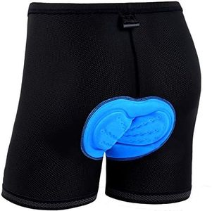 Ohuhu Men's 3D Padded Bicycle Cycling Underwear Shorts, X-Large, Black