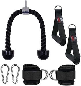 Attaches de câble pour Salle de Sport adaptées pour l'entraînement de la Force des Bras et des Jambes