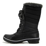 JBU by Jambu Women's Siberia Water Resistant Snow Boot, Black, 4 UK