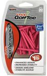 PRIDE GOLF TEE unisex adult 30 Count Golf Tees, Citrus Pink, 3.25 US