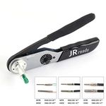 JRready JRD-HDT-48 Deutsch Crimper Solid Contacts Crimping Tool Wire Range 12-22AWG for Deutsch 12#, 16#, 20# Terminals Work with Deutsch DT DTM DTP Series Connectors