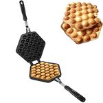 Bubble Waffle Maker, Egg Waffle Maker Pan Hong Kong Style Egg Waffle Baking Mold Tray