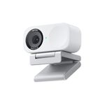 Insta360 Link 2C Standard Bundle Arctic White - 4K Webcam for PC/Mac, 1/2" Sensor, Auto Framing, HDR, AI Noise-Canceling Mic, Gesture Control for Streaming