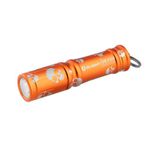 OLIGHT I3E EOS EDC Flashlight, Max 90 Lumens Compact LED Pocket Flashlight, Mini Keychain Flashlight Powered by AAA Battery for Night Reading, Emergency (Orange Skull)