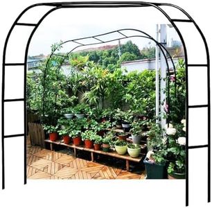 Extra Wide 3m Garden Arch Trellis for Climbing Plants Rose Arbor Archway for Roses and Vines Indoor Outdoor Patio Pergola Freestanding Archway for Garden Decor(Dark-Green,300x220cm)