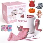 SENTRO Knitting Machine, 22 Needle Knitting Machines, Smart Circular Crochet Machine, Circular Knitting Machine, hat Loom Machine, Knitting Machines for Adults, Sock Loom, Socks,Hat,Scarf,Glove