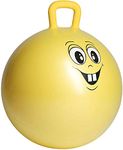 AZOD Inflatable Hopper Ball for Kids (Hip-Pity Hop Ball, Hopping Ball, Bouncy Ball with Handles, Sit & Bounce, Kangaroo Bouncer, Jumping Ball)