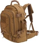 Expandable 40-64L Military Tactical Backpack 3 Day Bag Hiking Gym Sport Camping, Tan, Custom