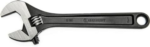 Crescent 8" Adjustable Black Oxide Wrench, Bagged - AT28BK