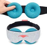 Manta Cool Mask - Blackout Cooling Eye Mask With Zero Eye Pressure, Ceramic Cooling Beads Sleeping Mask For Migraine Headaches, Sleeping, Allergies, Puffy Eyes & Sinus Relief