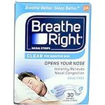 Breathe Right Nasal Strips Clear Sm