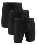 Under Armour Men's Tech 9-inch Boxerjock 2-Pack, Black Solid - Core 3 Pack, XL