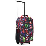 Marvel Kids Suitcase - Foldable Trolley Bag 47 x 30cm, 2 Wheels Extendable Handle - Boys Gifts (Multicolor Avengers)