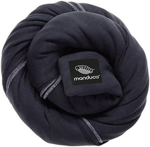 manduca Sling écharpe de portage - Porte-bébé élastique pour les nouveau-nés de la naissance à 15 kg - Certifié GOTS, Noir