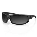 Bobster AXL EAXL001 Wrap Sunglasses,Black Frame/Smoked Lens,One Size