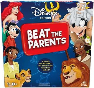 Beat The Parents Disney Edition Board Game, Kids vs. Parents Family Board Games, Fun Games, Family Games, Disney Gifts, Games for Kids Ages 8+