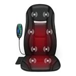 Snailax - Vibration Back Massager with Heat, Seat Massager with 8 Vibrating Motors and 5 Modes, Chair Massager, Massage Cushion, Massage Chair Pad for Chair,