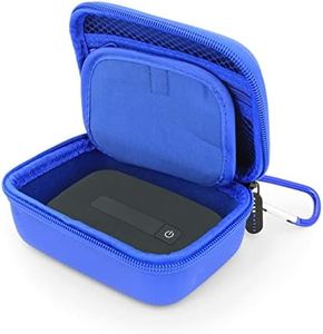 CASEMATIX 4G WiFi Hotspot Carrying Case Compatible with Verizon Jetpack MiFi 8800L 4G Mobile Hotspot, Netgear Unite 4G LTE Mobile WiFi Hotspot and More, Dark Blue Travel Case Only