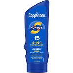 Coppertone Sport Sunscreen Lotion Broad Spectrum SPF 15, 7 Fluid Ounces