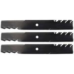 (3 Pack) Premium Replacement Mulching Lawn Mower Deck Blade fits Toro Wheel Horse 105778103 105-7779 105-7779-03 | 18" x 2 ½"