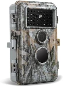 Game & Trail Camera 32MP 1296P Video No Glow Night Vision Motion Activated IP66 Waterproof 0.3 Trigger Speed for Hunting Wildlife & Home Surveillance