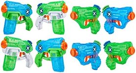 XSHOT Water Warfare Fast Fill Value Pack (4 Pack Stealth Soaker) + (4 Pack Nano Blaster) Watergun, X Shot Water Toys, 8 Total, (Fills with Water in just 1 Second!)