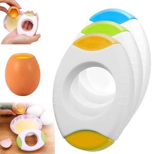 Egg Shell Opener, Upgrade Egg Peeler for Quickly Cutting off The Tops of Cooked Eggs Egg Shell Cutter for Boiled Eggs Topper, Cutter for Hard Boiled Eggs for All Eggshell Cutting (3Color, 1pcs)