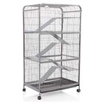 Cozy Pet Rodent Cage 9mm Bar Spacing for Rat, Ferret, Chinchilla, Degu or other Small Pets, Large Rodent Cage RC04
