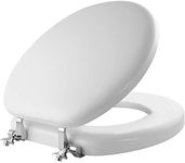 Mayfair Padded Toilet Seat with Chr