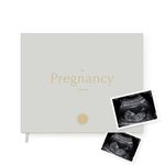 Your Edition Pregnancy Journal - Baby Memory Book for Expecting Mums - Luxury Pregnancy Book - Planner Pregnancy Gift for First Time Parents with Checklist Photo Section Gift Boxed (Grey)