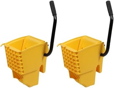 PLASTIC PRINCE (2 Pack) Mop Wringer Only for 26-Qt or 35 Qt Commercial Side Press Mop Bucket, Yellow