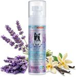 Mekseks Dog Cologne Spray Long Lasting Baby Powder Scent Perfume Conditioner for Dogs Cats Grooming Smooth Hair Keep Fresh Smell Control Odors Reduce Static Detangles, Natural Non-Sticky 3.4 fl oz