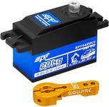 GOUP RC 20kg Low Profile Servo High Torque Metal Gear Digital Servo with 25T Metal Arm for 1/8 1/10 1/12 R/C Model DIY Car Robot