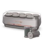 INFINITIPRO BY CONAIR Hot Roller Set with Ionic Generator, Eight 2-inch Jumbo Rollers plus Eight 2-prong clips,Champagne