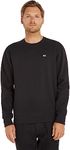 Tommy Hilfiger Men's Tjm Regular Fleece C Neck Sweater, Black, 3XL