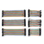 Jumper Wires,20cm+10cm Yakomon 240pcs Dupont Wire,40pin Female to Female,40pin Male to Female,40pin Male to Male Multicolored Breadboard Jumper Cables Kit Compatible with Arduino Projects