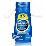 Selsun Anti-Dandruff Shampoo, 200mL, Dandruff Treatment with 2.5% Extra Strength Selenium Sulfide and Pro-Vitamin B5